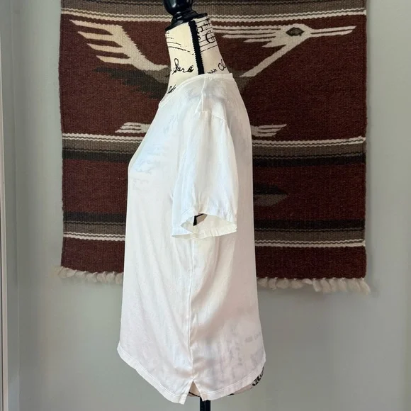 ATM Anthony Thomas Melillo Stretch Silk Crewneck Tee - Picture 5 of 11